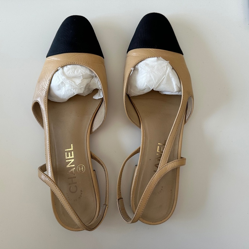 ✨ Chanel Slingback Flats
